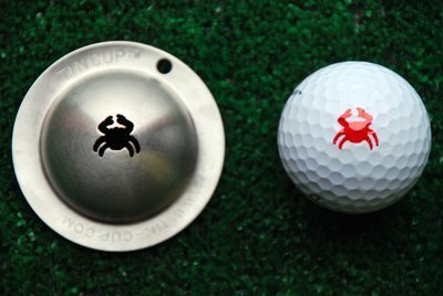 Tin Cup Golf Ball Marking Stencil - color: Chesapeake