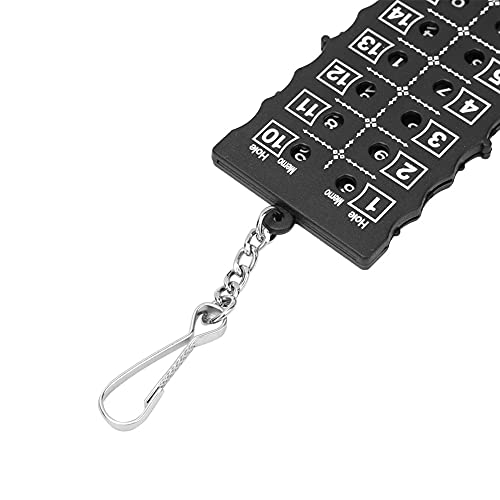 Score Counter | 18 Holes Stroke Recorder with ABS Plastic | Portable Training Tool for Practice/Competition/Range | No Batteries Needed