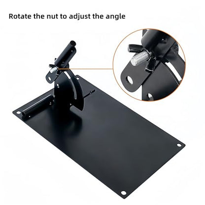 KZU Golf Alignment Stick Holder, Golf Swing Trainer Practice Plate, Portable Golf Training Aid Equipment for Beginners Professionals Indoor/Outdoor Practice, Adjustable Angle