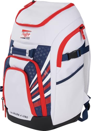Rawlings | FRANCHISE 2.0 Player's Backpack | Baseball/Softball | Rec/Travel | Multiple Styles | Baseball/Softball