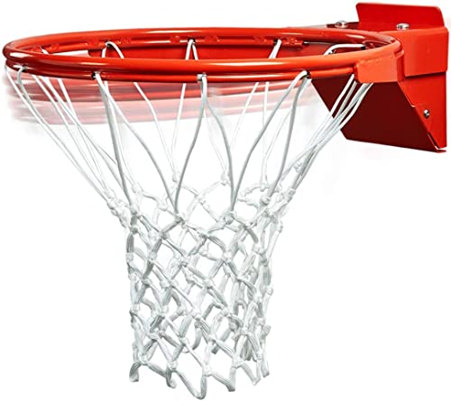 Professional 180º Heavy Duty Breakaway Basketball Rim，18 inch Single Spring Flex Rim Goal Replacement fit Indoor and Outdoor Backboard - color: 3-Triple Spring