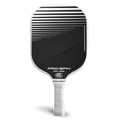 PRO-SPIN Carbon Fiber Pickleball Paddles Set of 2 | Lightweight Pickleball Set with Indoor/Outdoor Balls and Bag – Durable Pickle Ball Paddle Gift for Men, Women & Families - color: 2-Player Set | Pink/White