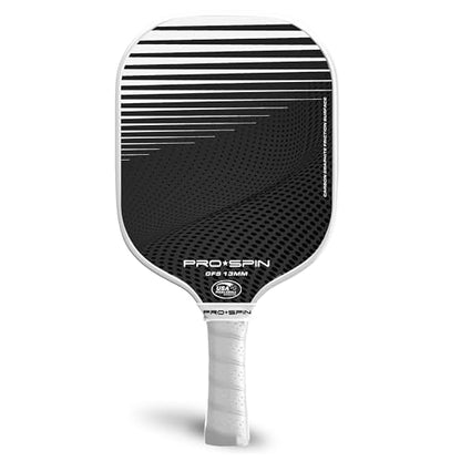 PRO-SPIN Carbon Fiber Pickleball Paddles Set of 2 | Lightweight Pickleball Set with Indoor/Outdoor Balls and Bag – Durable Pickle Ball Paddle Gift for Men, Women & Families - color: 2-Player Set | Pink/White