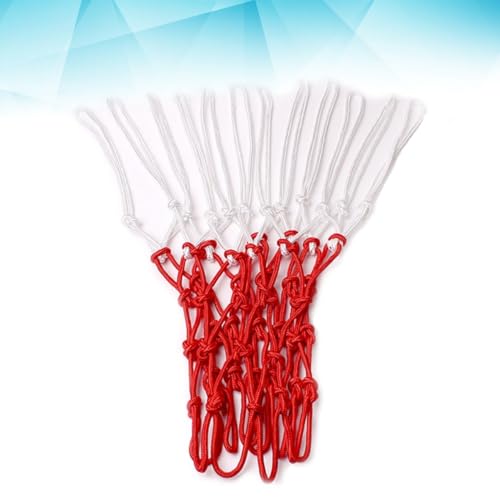 Balacoo Nylon Basketball Net Replacement Heavy Duty Design with Loops for Standard Rims Durable Easy to Install Basketball Accessories for Indoor and Outdoor Courts