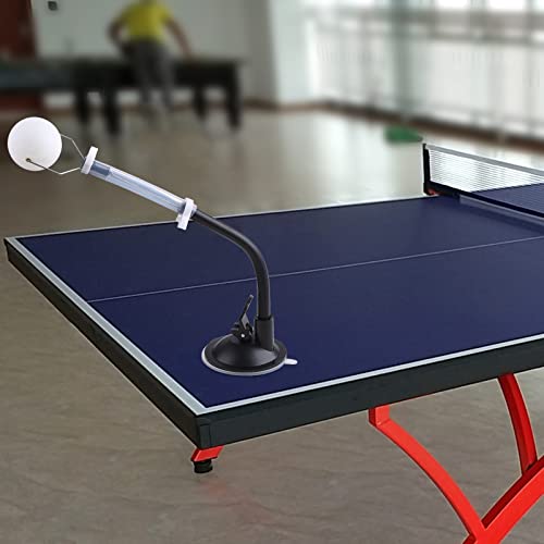 Portable Table Tennis Trainer Professional Pingpong Training Robot Rapid Ball Clip Training Machine Suction Typ Table Tennis Trainer Robot