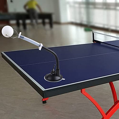 Portable Table Tennis Trainer Professional Pingpong Training Robot Rapid Ball Clip Training Machine Suction Typ Table Tennis Trainer Robot