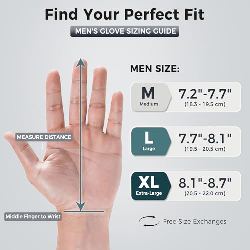 Golf Wrist Training Glove, Golf Grip Trainer - Glove Men Left Hand, Wrist Brace for Eliminate Slices Hooks, Swing Training Aid - Improve Wrist & Grip Position for Right-Handed Beginners