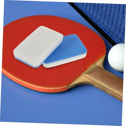 2pcs Scouring Pads Non Scratch Table Tennis Racket Cleaning Brush Paddle Cleaner Sponge