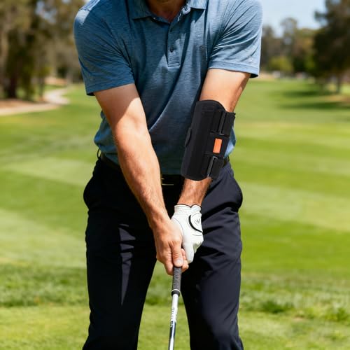 WIGERLON Golf Elbow Training Aid for Eliminating Chicken Wing, Straight arm Trainer for Beginner,Golf Swing Training Elbow Brace For Men And Women