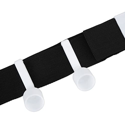 Adjustable Flag Football Set, 5 PCS PP Flag Football Belts with 10 Flags for Youth and Adults, Durable Training Equipment for and Pickup Games (Yellow)