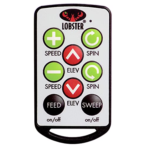 Lobster Sports Pickleball Machine – Full-Featured – Adjustable Topspin, Backspin, & Lobs, Random Oscillation, Ball Speed (20-60MPH), Lightweight & Portable, Holds 125 Balls, with Multi-Function Remote - style: The Pickle Two