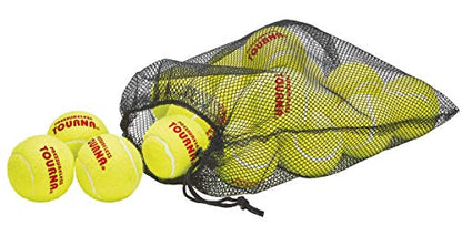 Tourna Mesh Carry Bag of 18 Tennis Balls - size: Each (Pack of 10)