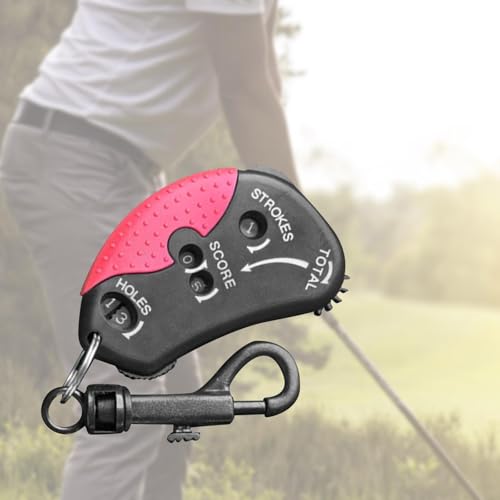 Handheld Golf Score Counter with Hook for Competitive Play Gift
