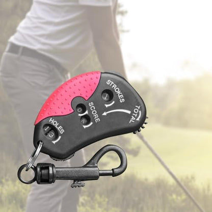 Handheld Golf Score Counter with Hook for Competitive Play Gift
