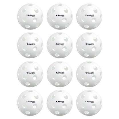 Cannon Sports 12-Inch Plastic Softballs – 12 Pack of Official Size Plastic Practice Softballs – Perfect for Hitting, Pitching, Batting, Recreational Play