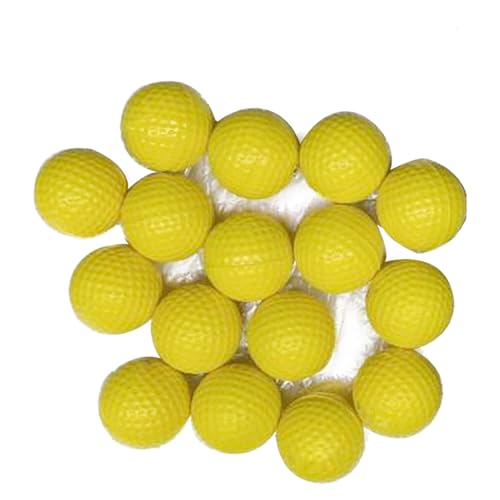 RiToEasysports Golf Balls, 16 Practice Training Golf Balls Set Trajectory with Mesh Bag for Indoor Outdoor Practice