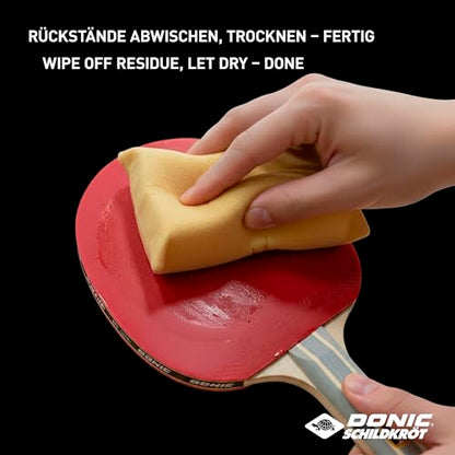 Donic-Schildkroet Donic-Schildkröt Kit for Table Tennis, 100 ml Foam in a Pump Sprayer Plus a Cleaning Sponge, for Refreshing Bat Coatings, 828529