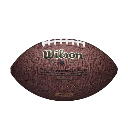WILSON NFL Super Grip Composite Football - color: Brown, size: Official Size (High School & College; Ages 14+)