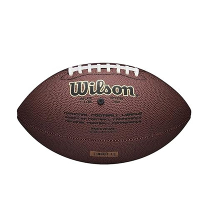 WILSON NFL Super Grip Composite Football - color: Brown, size: Junior size (4th-6th grade; Ages 9-12)