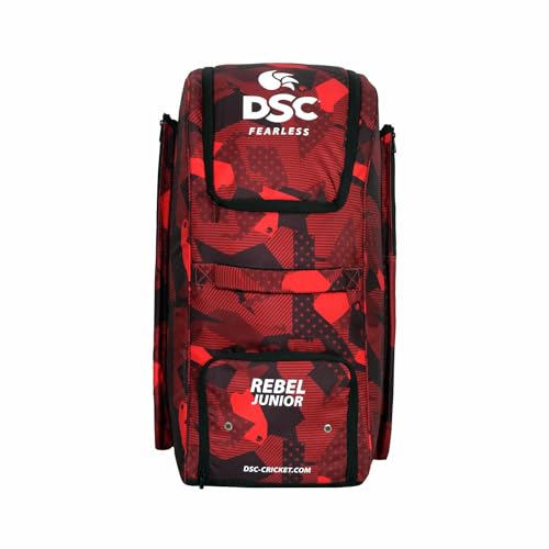 DSC Rebel Junior Duffle Kit Bag, Red Black 29 x 13 x 13 inches