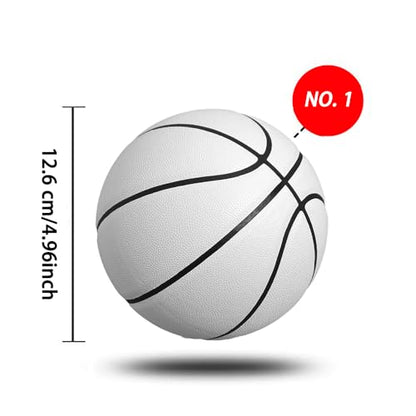MINDCOLLISION Mini Basketball, Solid Color Without Logo, Absorbent Soft Leather, Suitable for Small Baskets, Signature, Decompression, Training Assistance