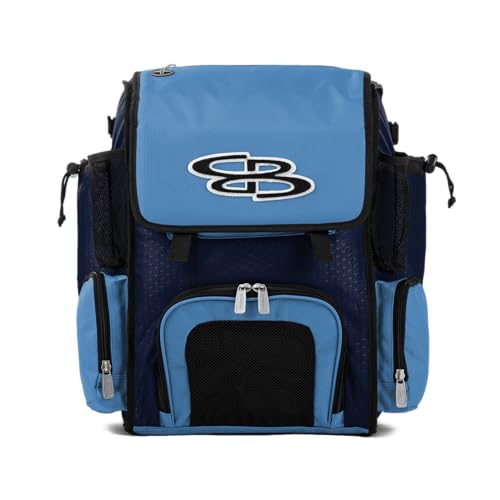 Boombah Superpack Mini Bat Pack - 8" x 12.5" x 18" - Multiple Colors - color: Navy/Columbia Blue_C23