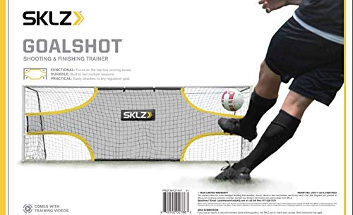SKLZ Goalshot Soccer Goal Target Training Aide for Scoring and Finishing - style: 24’x8’