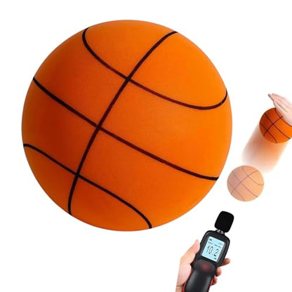 Silent Basketball Size7(29.5“),2026 Upgrade Silent Foam Basketball Indoor Training Ball, Foam Indoor Training Room Without Noise