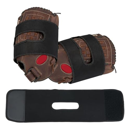 Glove Wrap Compatible with Rawlings, Baseball Glove Wrap Band with Velcro, Adjustable Baseball Glove Wrist Tightener, Elastic Strap for Pocket Shape, Fits Players of All Ages