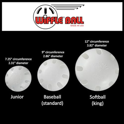 Wiffle Ball Baseballs Official Size (12 Pack)