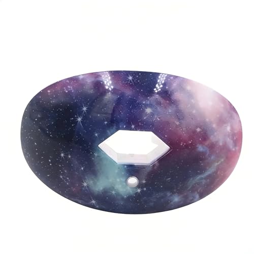 Sports Mouth Guard - EVA Reusable Teeth Protector for Boxing, MMA, Rugby & Sports Training，Rugby mouthguard (Starry Sky Color) - color: Starry Sky Color