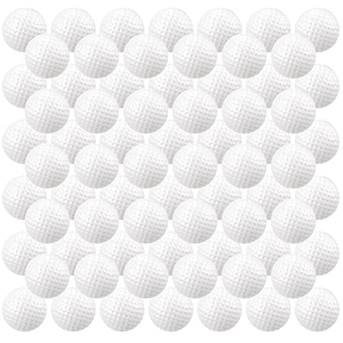 Junkin 80 Pcs Foam Golf Balls Practice Balls Realistic Feel and Flight Sport Training for Indoor or Outdoor Backyard Golf Training