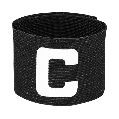 Didiseaon Soccer Captain Armband, Polyester Elastic Adjustable Football Basketball Leader Player Bands for Youth and Adult