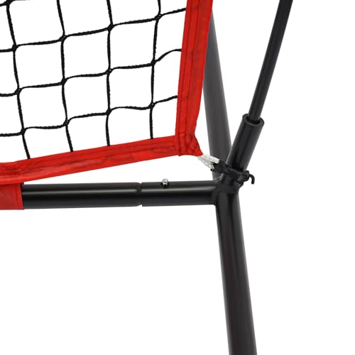 7 x 7ft Football Trainer Throwing Net Quarterback Training Equipment with 4 Target Pockets, Training Throwing Target Practice Football Practice Throwing Passing Accuracy Trainer