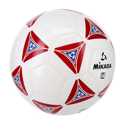 Mikasa Serious Soccer Ball - color: Red/white, size: 4