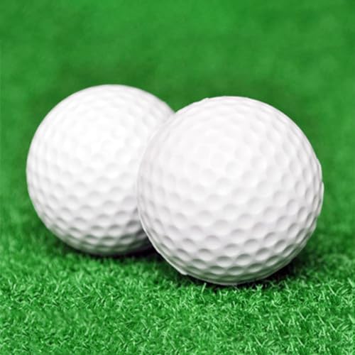 10 Pack Golf Practice Ball Elastic Foams Soft Golfs Training Exercise for Swing in/Outdoor Flight Ball