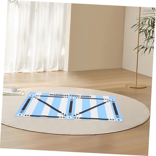 Totority Soccer Training Mat Skid Footstep Training Pad for Indoor Agility Drills for Enhanced Skills and Control Soccer Practice
