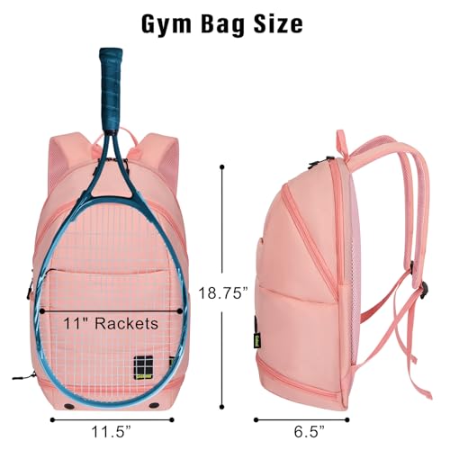 Goloni Tennis Backpack - Professional Tennis Bag for Men & Women - color: Orange
