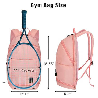 Goloni Tennis Backpack - Professional Tennis Bag for Men & Women - color: Orange