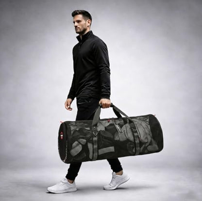 TRAILKICKER Premium Foldable & Durable Extra-Large Sports Equipment Bag – Perfect for Sports Gear Storage, Basketball, Football, Soccer, Rugby, Hockey