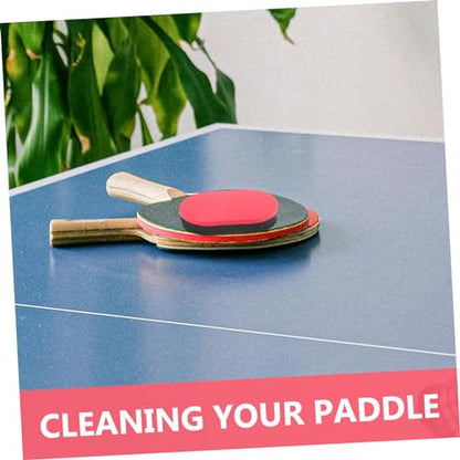 KICHOUSE Table Tennis Paddle Cleaner Wear Resistant Sponge for Cleaning Material Compatible with All Paddles Finish Durable