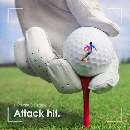 Football Soccer Player Practice Golf Balls Realistic Feel Long Lasting Limited Flight for Indoor Outdoor Training