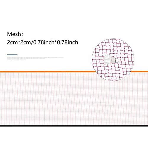 20 ft Badminton Pickleball Net Tennis Net Adjustable Height & Width, Volleyball Portable Sports Net Set for Indoor Outdoor Court, Backyard, Beach