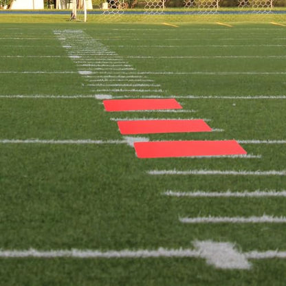 Tennis Training Marker Football Training Sign Red Flat Spot Markers 10pcs Set for Pe Teacher Supplies and Soccer Court Field Marking Equipment