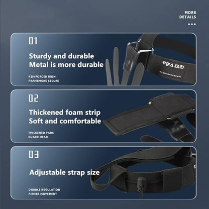 Basketball Training Aids Mask Hand in Your Face, Basketball Defender Blocking Workout Equipment Shooting Tool with Adjustable Straps to Fit Different Head Sizes