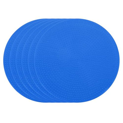 PATIKIL Spot Markers, Non-Slip Floor Dots Agility Markers Flat Field Cones Poly Dot - color: Blue