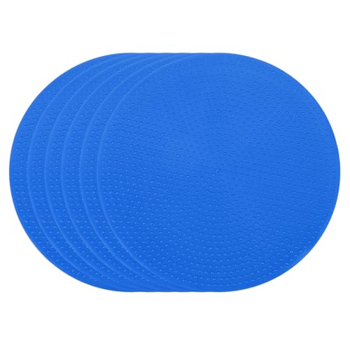 PATIKIL Spot Markers, Non-Slip Floor Dots Agility Markers Flat Field Cones Poly Dot - color: Blue