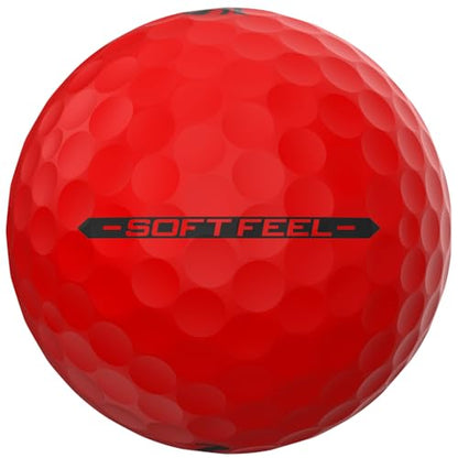 Srixon Soft Feel Golf Balls - color: Brite Red, style: Softfeel 14