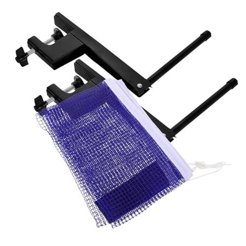Toddmomy Table Tennis Net Set Pong Net Quick Installation for Indoor and Outdoor Games Includes Retention Design Portable and Easy to Store for All Skill Levels