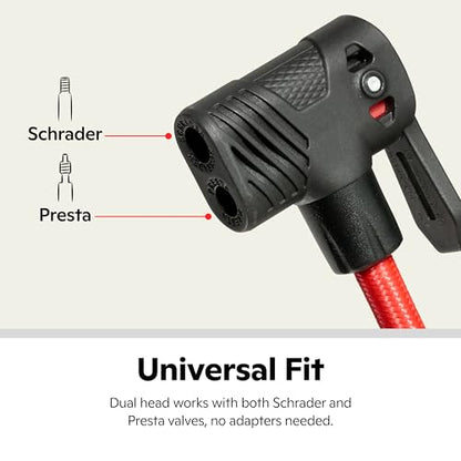 Schwinn Foot Operated Bike Pump - color: Black, Air Base Plus